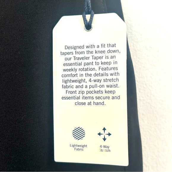 NWT Abercrombie & Fitch Traveler Skinny Taper Pants Black Men’s Small Y2K NEW - Picture 9 of 11